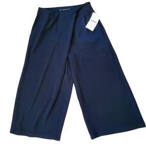 NWT Zara basic collection wide leg pants size small